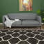Myshaggy Collection Rugs Trellis Design in Dark Grey-1673984842
