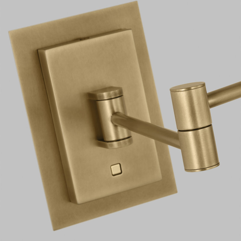 Spectica 1 - Light LED Swing Arm, Plated Brass