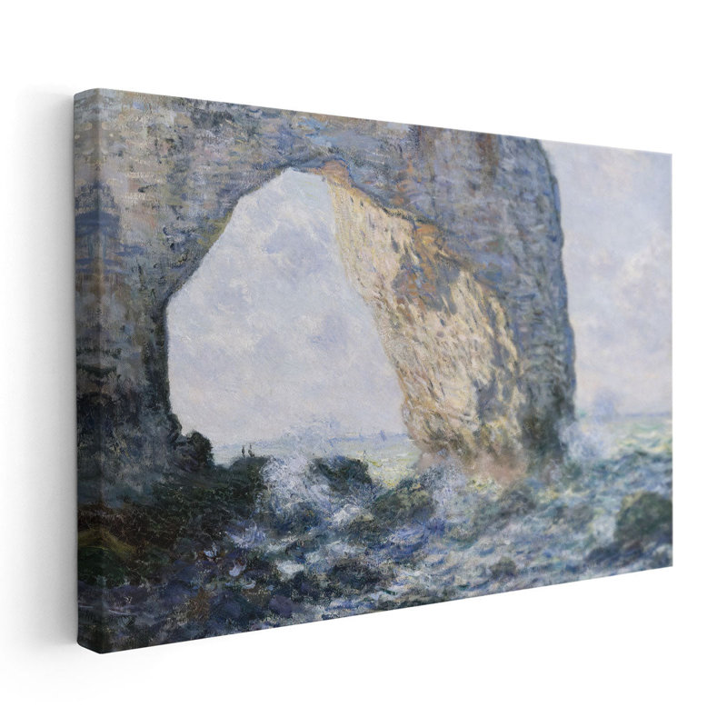 The Manneporte (Étretat), 1883, reproduction d'art sur toile, H 20 po x l 30 po