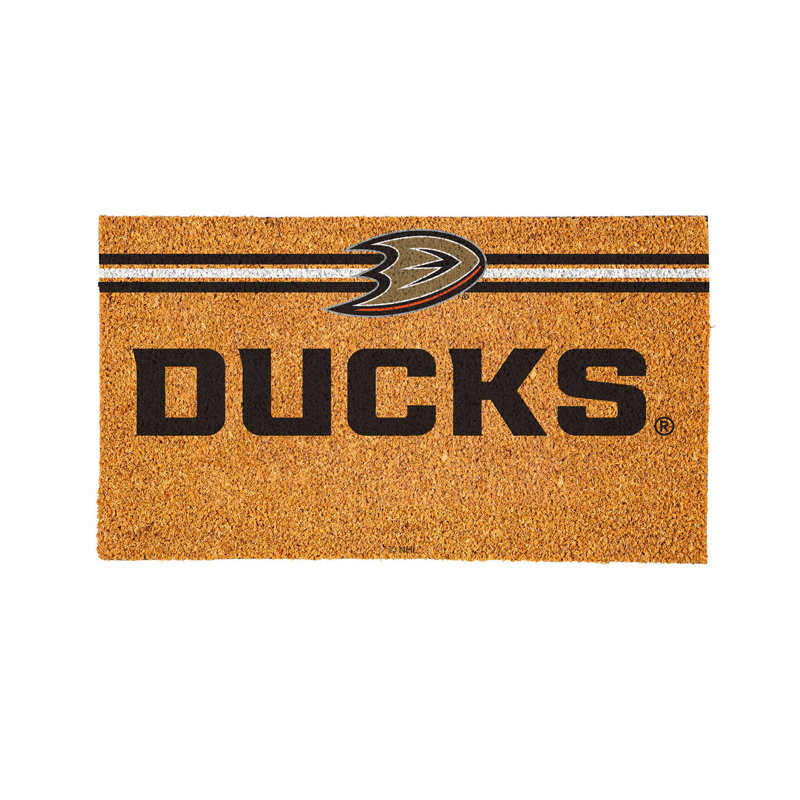 Paillasson NHL personnalisable 18 po x 30 po NHL, NHL Anaheim Ducks, Oui