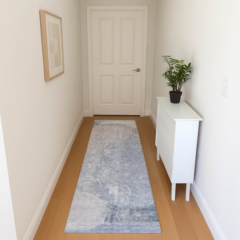 Premium Machine Washable Marasco AMF1635 Modern Rug, Runner 2'3" x 7'6"
