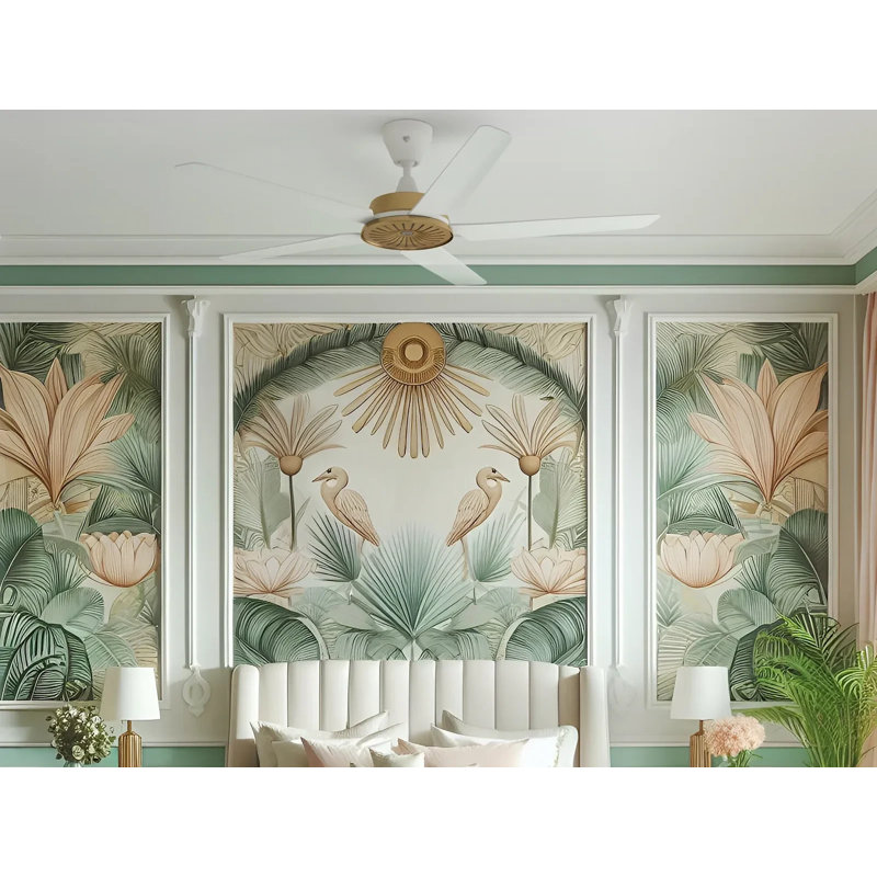 Ventilateur de plafond Speakeasy, Blanc
