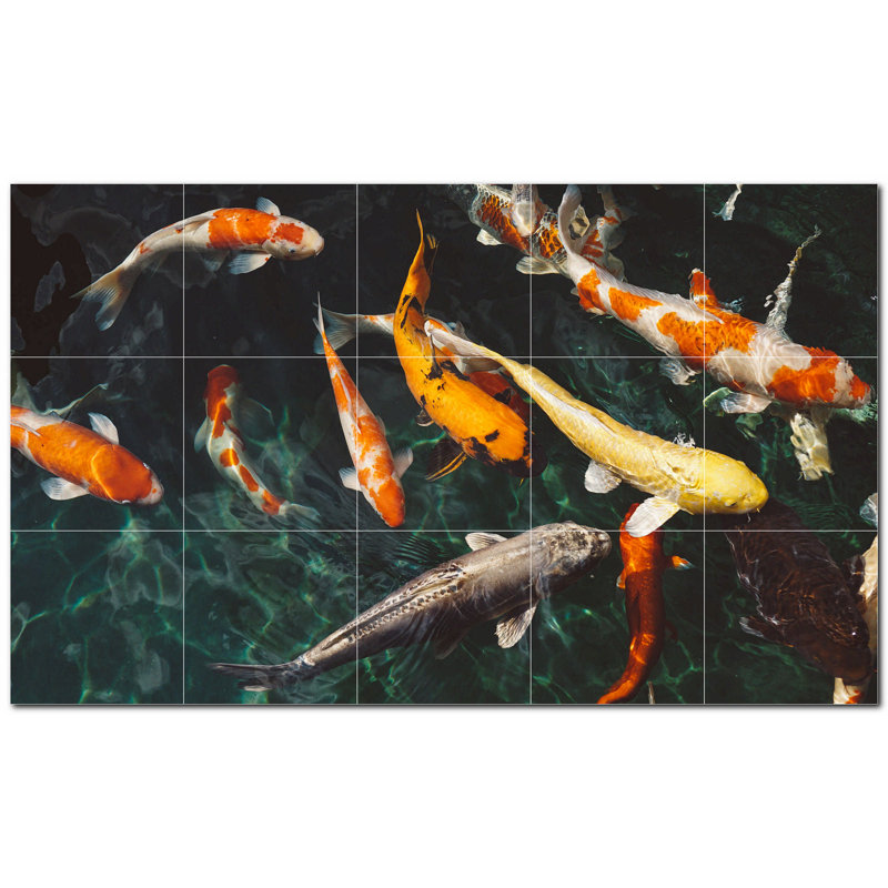 6'' x 6'' Satin Ceramic Decorative Mural