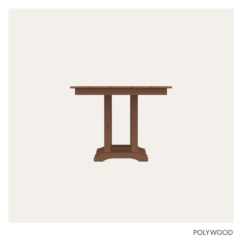 Farmhouse 37" x 72" Dining Table, Brown, 29.06"H x 37.72"W x 72"L