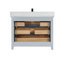 42" Cadet Finish Solid Wood Sink Vanity  With 1' Artificial Stone Top-1571725720