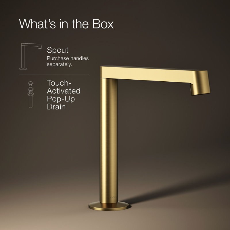 Components Bathroom Sink Spout With Row Design