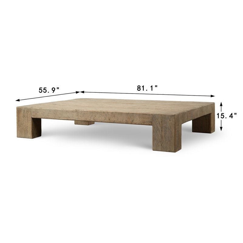 Solid Wood Coffee Table