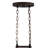Raynham 6 - Light Bronze Unique/Statement Pendant
