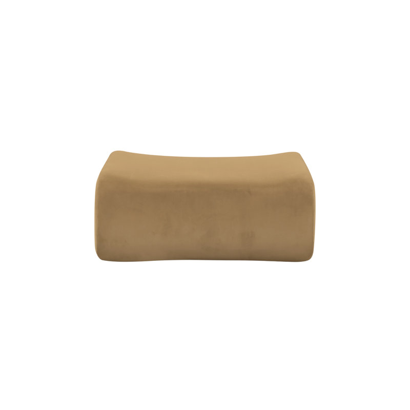 Repose-pieds Chue Latte, Velours brun