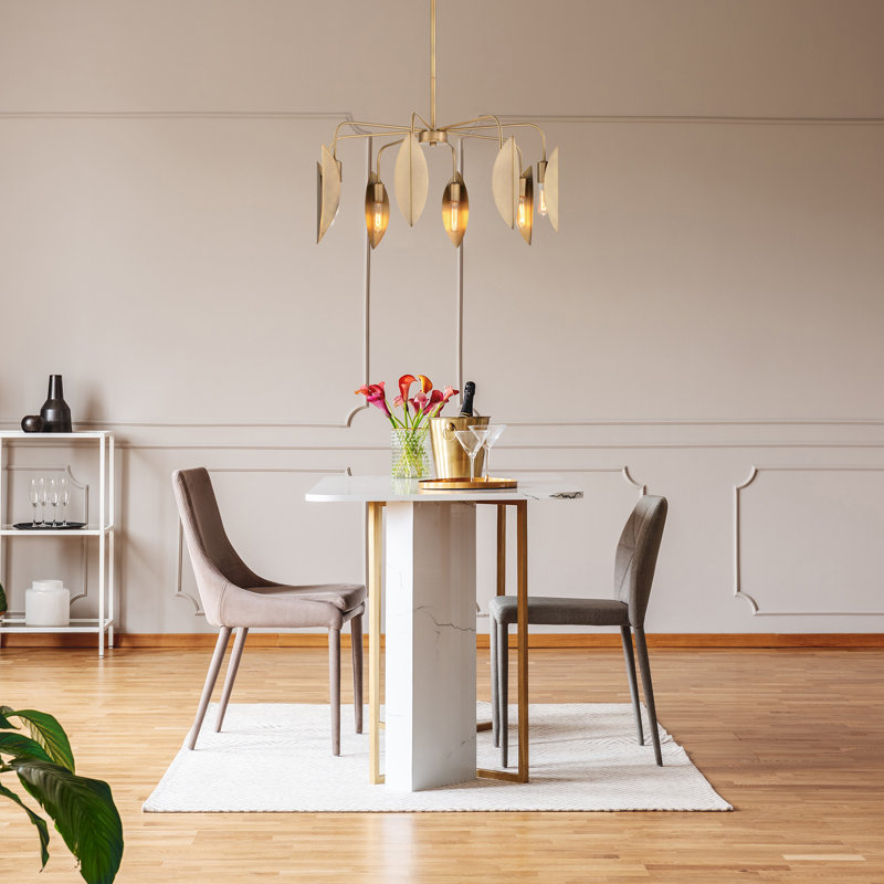 Lustre géométrique unique à 8 lumières Ivis