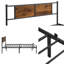 Structure de lit grand en acier avec rangement sous le lit-101754179