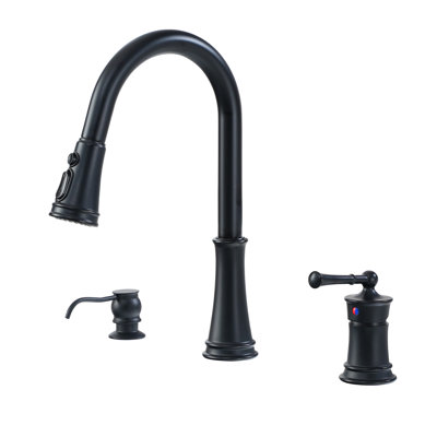 Clihome Kitchen Faucet with Soap Dispenser