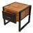 Aria-Jai Solid Wood Top End Table
