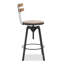 Tabouret pivotant à hauteur réglable Abbot