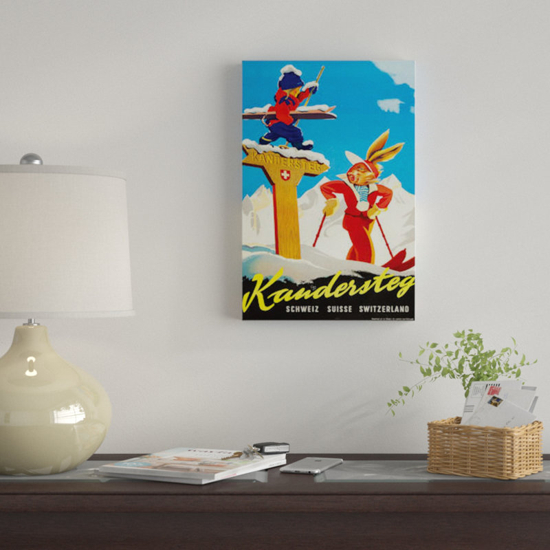 « kandersteg, switzerland », impression sur toile, H 12 po x l 8 po x P 0,75 po, Toile tendue, Pas de tapis