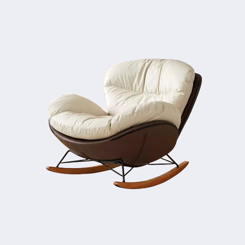 Chaise berçante de salon Swan