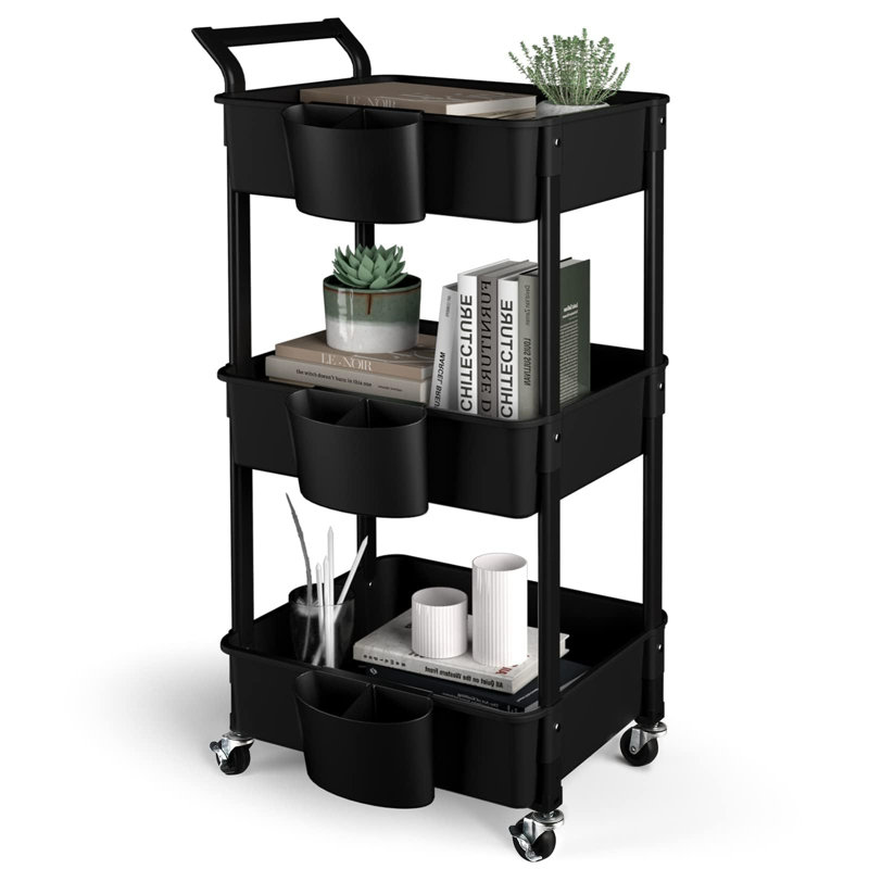 Runa Metal Bar Cart,  Black