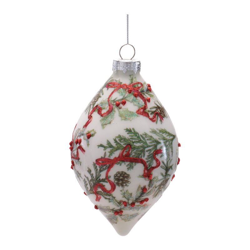 Ornement en verre Holiday (ensemble de 6)