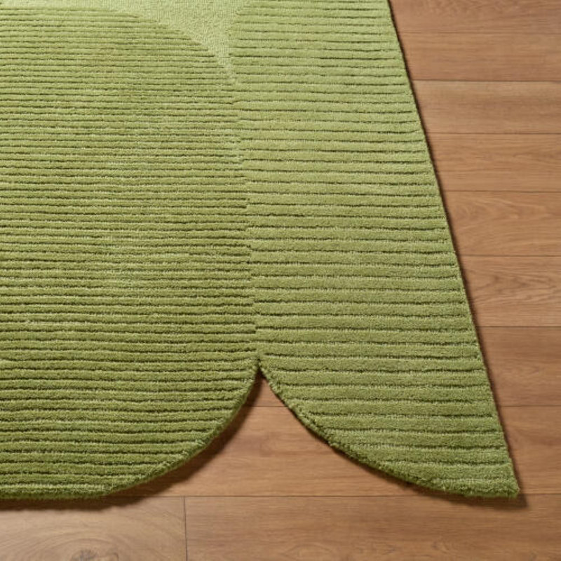 Odacia Hand Tufted Indoor Area Rug, Rectangle 5' x 7'6"