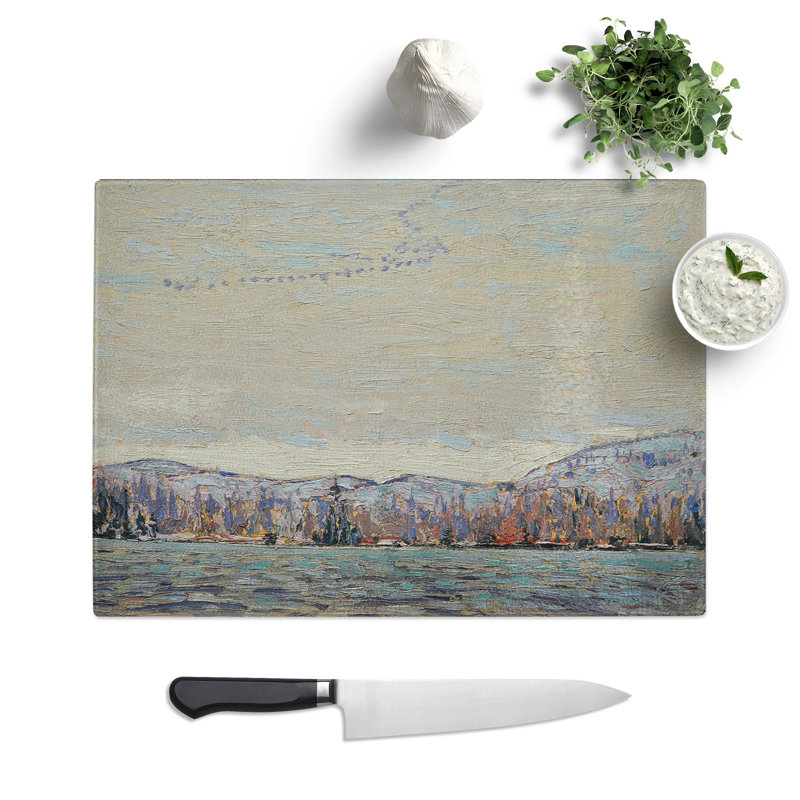 Wild Geese by Tom Thomson Chopping Board, 0.4cm H x 20cm W x 28.5cm L