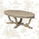 Adagio Oval Cocktail Table w/ Cabriole Legs