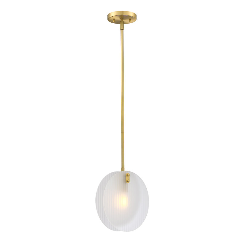 Kildare 1 - Light Brushed Gold Single Pendant