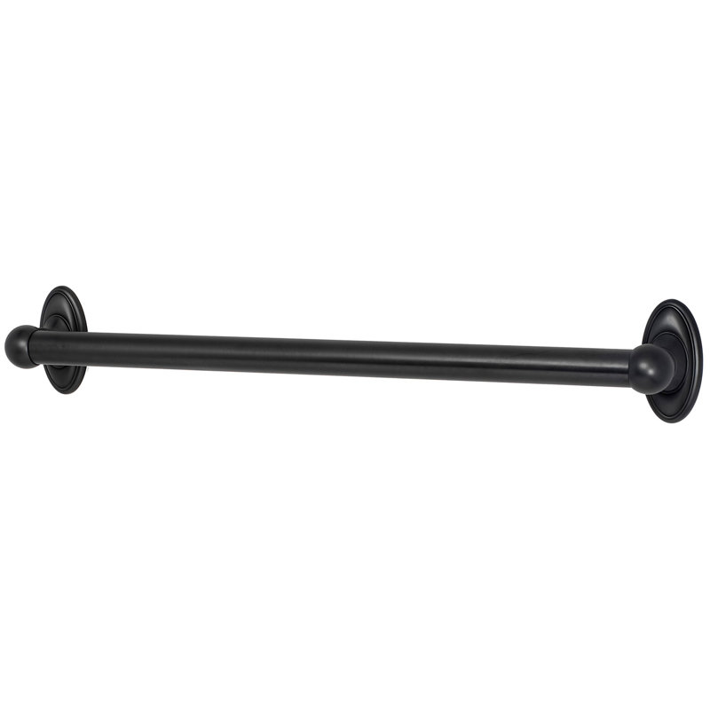 Classic Traditional 18" Grab Bar with Brass Construction, 24", Bronze