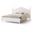 Structure de lit plateforme très grand lit avec tête de lit Retro Wave, support de lattes en bois, structure robuste à capacité de poids élevée, espace de rangement sous le lit, design classique rétro