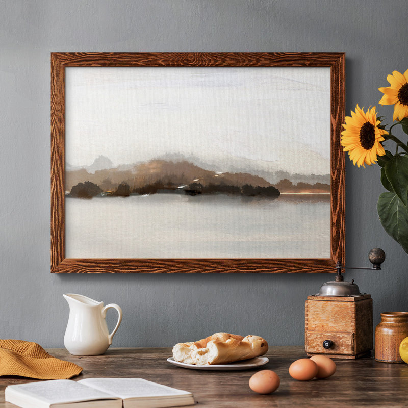 " Slauson Mountain At Dusk ", Maple, 28" H x 42" W