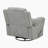 Rosalee 41" Modern & Contemporary Textured Microfiber Swivel Glider Reclining Chair with 360-Degree Swivel & Gentle Gliding Motion-578724535