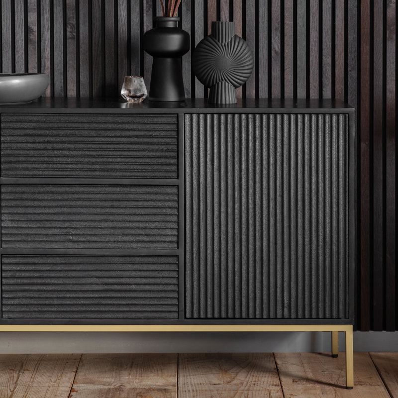 Jacquelyn 150cm Solid Wood Sideboard