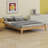 Solid Dry Bamboo Wood Platform Bed Frame-364744653