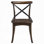 Dining Side Chairs Set Of 2 X-Design Metal Accent