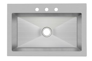 33'' L Single Bowl Stainless Steel Kitchen Sink