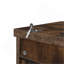 Armoire à 4 portes avec 1 tiroir, 4 tablettes intérieures réglables, armoire de rangement