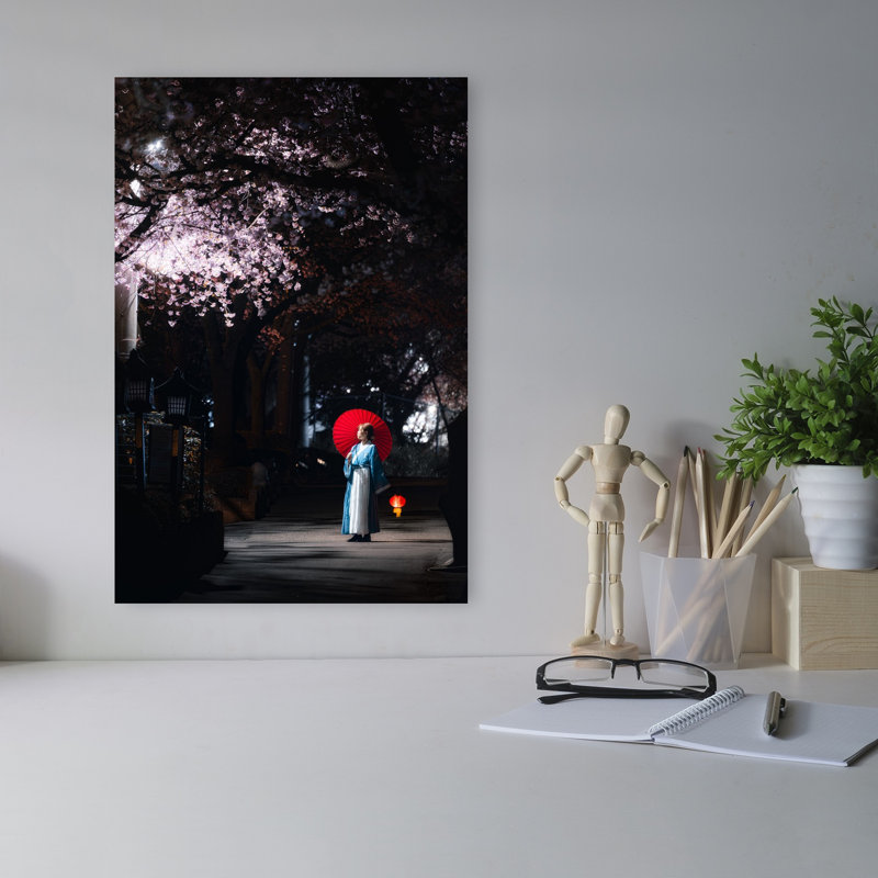Dreamy Sakura Night, H 18 po x l 12 po
