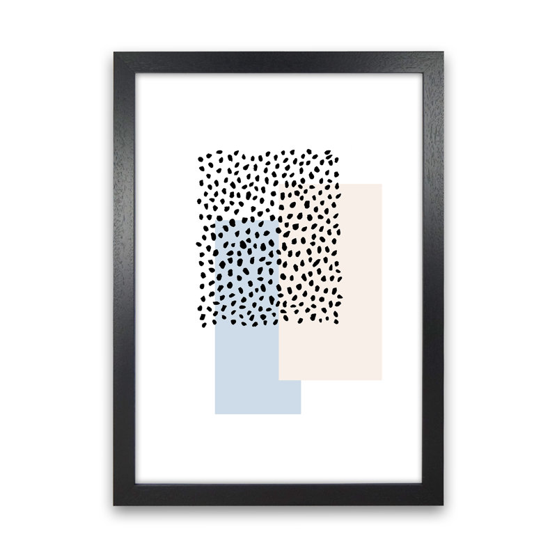 Dots - Print, Black Frame, 63.4cm H x 46cm W x 3cm D