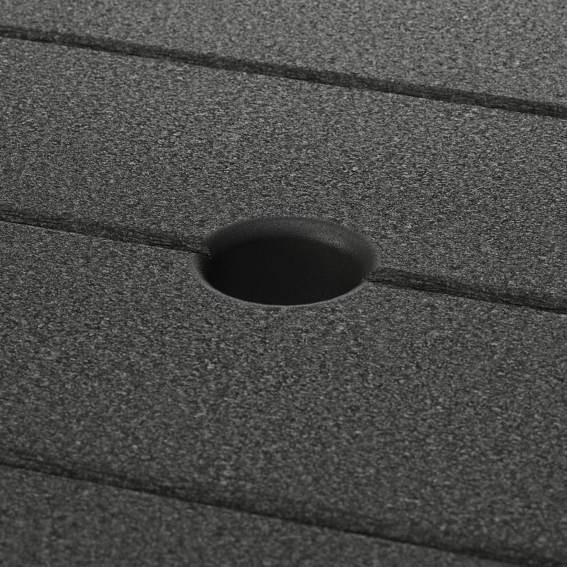 Table de pique-nique 72 po POLYWOOD Park, Noir