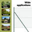 Vidaxl Chain Link Fence With 7 Posts Galvanised Steel-114858438-114858446