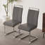 Chaises de salle à manger rembourrées en polyuréthane à haut dossier-834372650-835045402-834372648