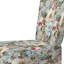 Antique Pastels Boho Accents - Chaise d'appoint rembourrée de style campagnard, chaise d'appoint bleue