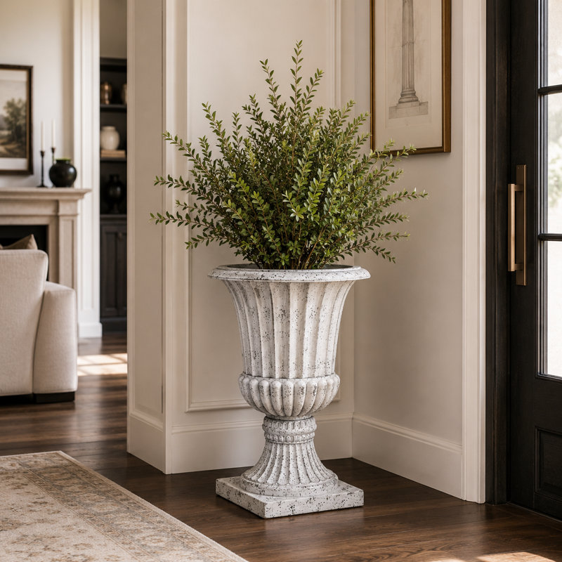 Bayliff Classic Urn Planter, Concrete, 30" H x 21.25" W x 21.25" D