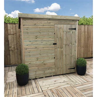 Tahana 6 ft. W x 3 ft. D Solid Wood Garden Shed