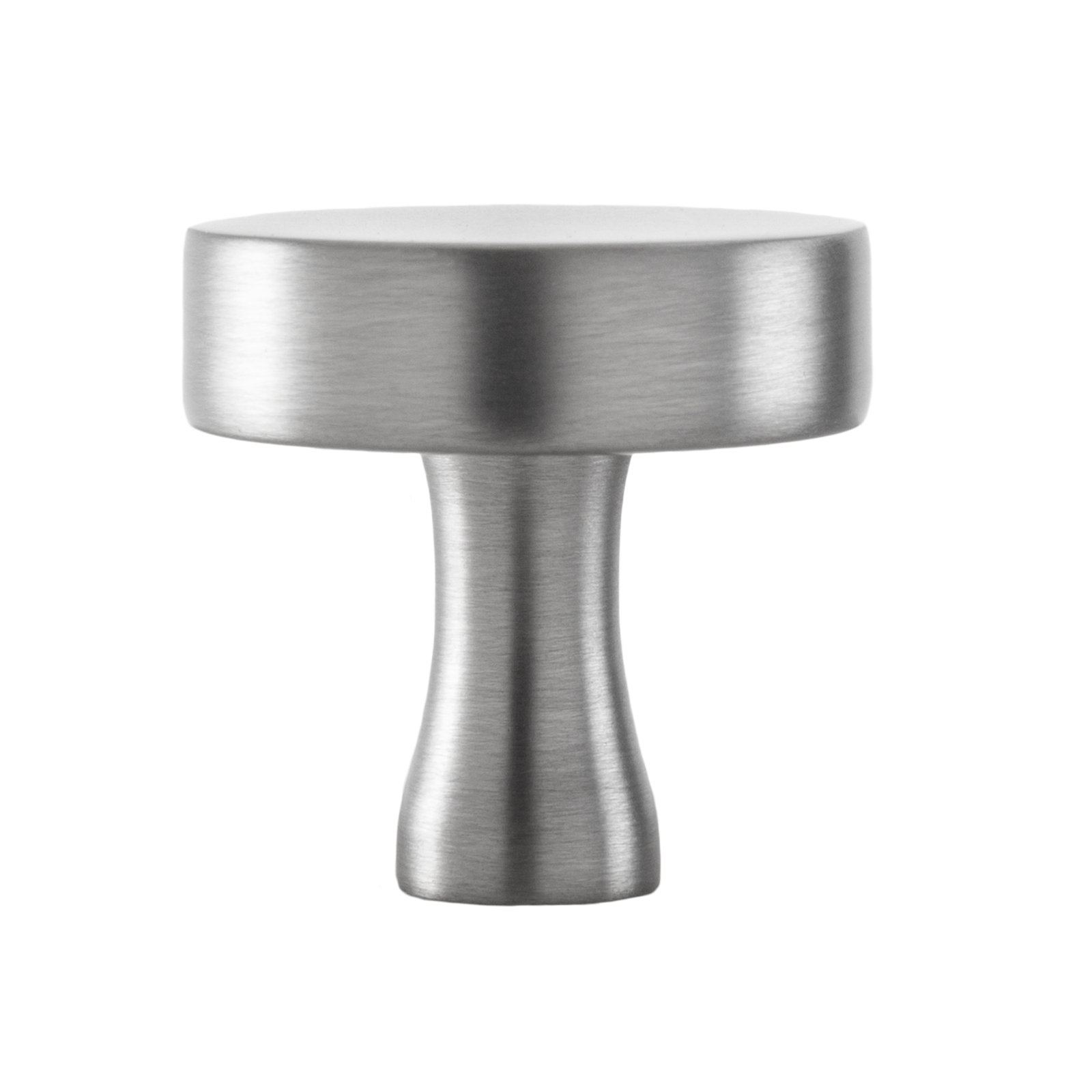 The Perfect Knob 1-1/8" Round Knob, Satin Nickel