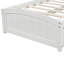 Lit plateforme simple avec deux tiroirs, blanc-124438777