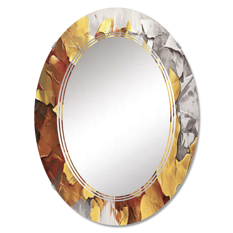 Imalee - Miroir mural moderne ovale, 30 po x 20 po