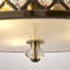 Augustine Crystal Semi Flush Mount