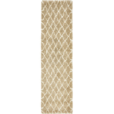 Geometric Shag Area Rug