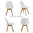 Set Of Four Dining Chairs, Medieval Modern Style Dining Chairs For Kitchen And Dining Room, With Wooden Legs-67334677