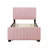 Modern Velvet Upholstered Platform Bed with Trundle-1686081473